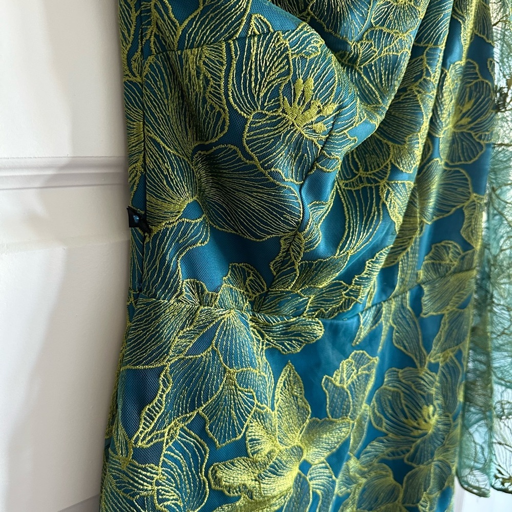 Nwot Js Collections - Asymmetric Embroidered Even… - image 6